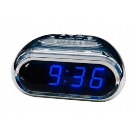 Budzik sieciowy LED XONIX 21608 zegar alarm z drzemk¥