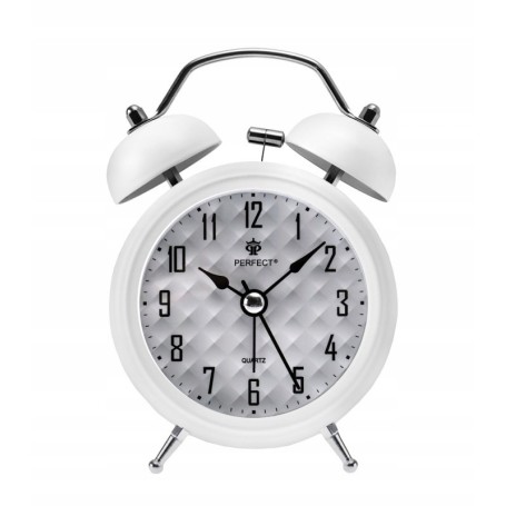 Zegar budzik kwarcowy PERFECT bardzo gony GONG