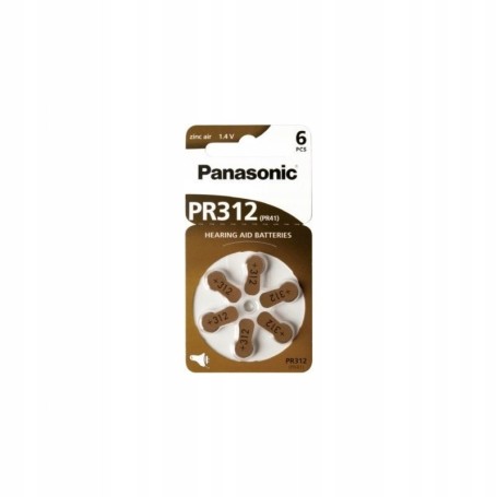 60 x bateria do aparat¢w suchowych PANASONIC 312