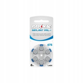 Baterie suchowe Rayovac IMPLANT PRO+ 675