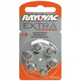 Baterie do aparat¢w suchowych Rayovac 13 6 sztuk