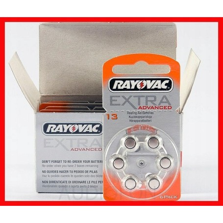 Baterie do aparat¢w suchowych Rayovac 13 60 sztuk