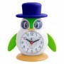 Budzik kwarcowy pingwinek PERFECT 152 zegar ALARM podwietlenie